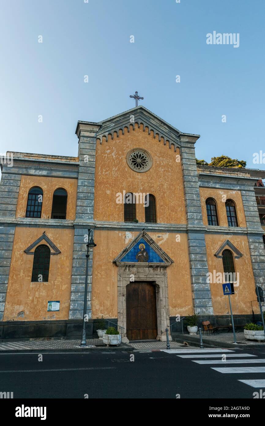Church of Saint San Francesco, Maiori, Amalfi Coast, Salerno, Campania, Italy Stock Photo