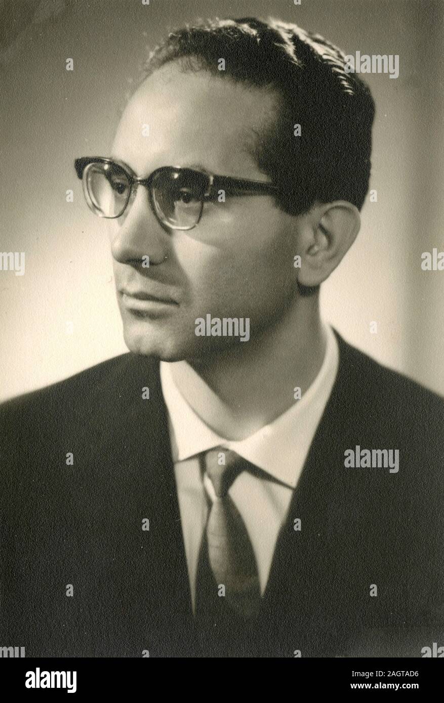 Italian politician Emilio Colombo, 1960s Stock Photo