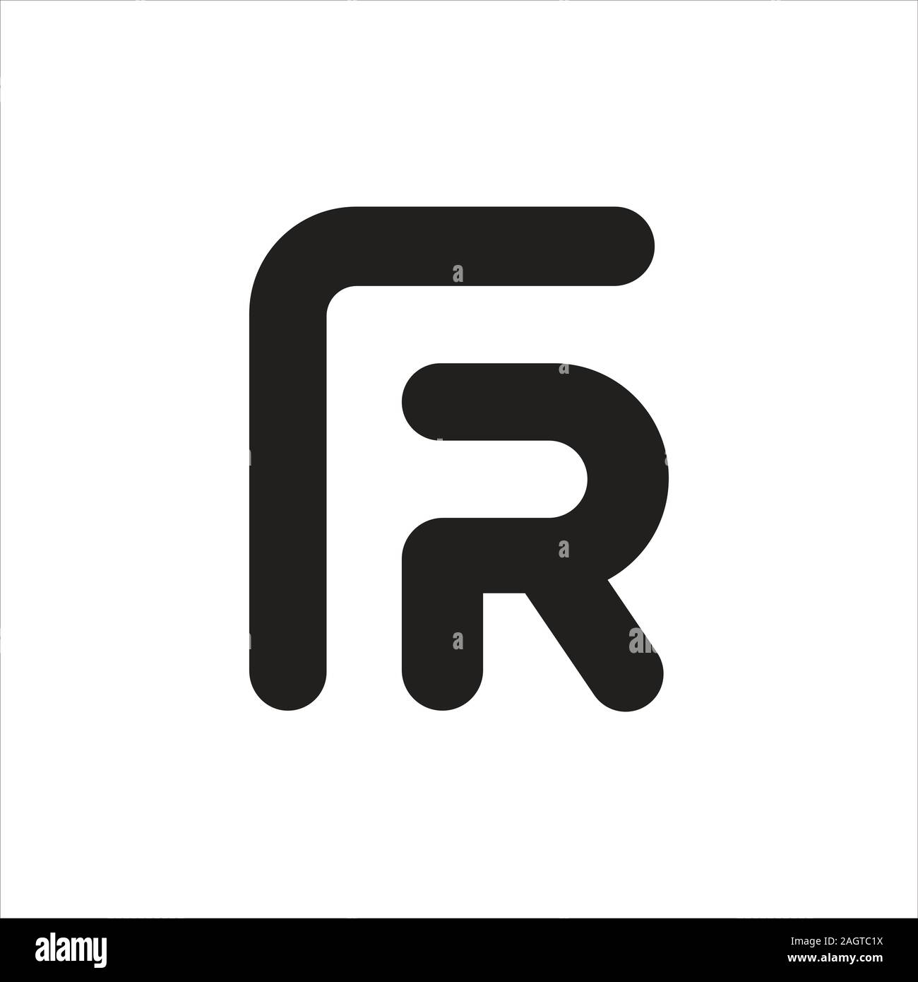 initial letter fr or rf logo vector designs Stock Vector Image & Art ...