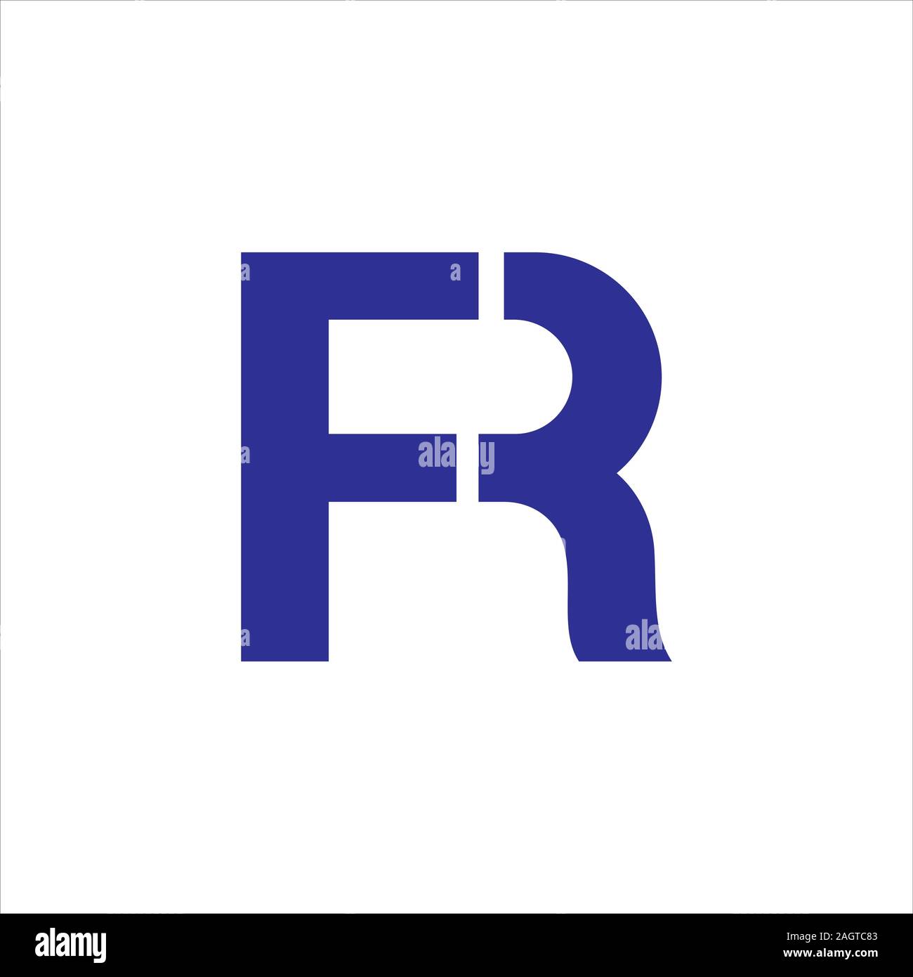 initial letter fr or rf logo vector designs Stock Vector Image & Art ...