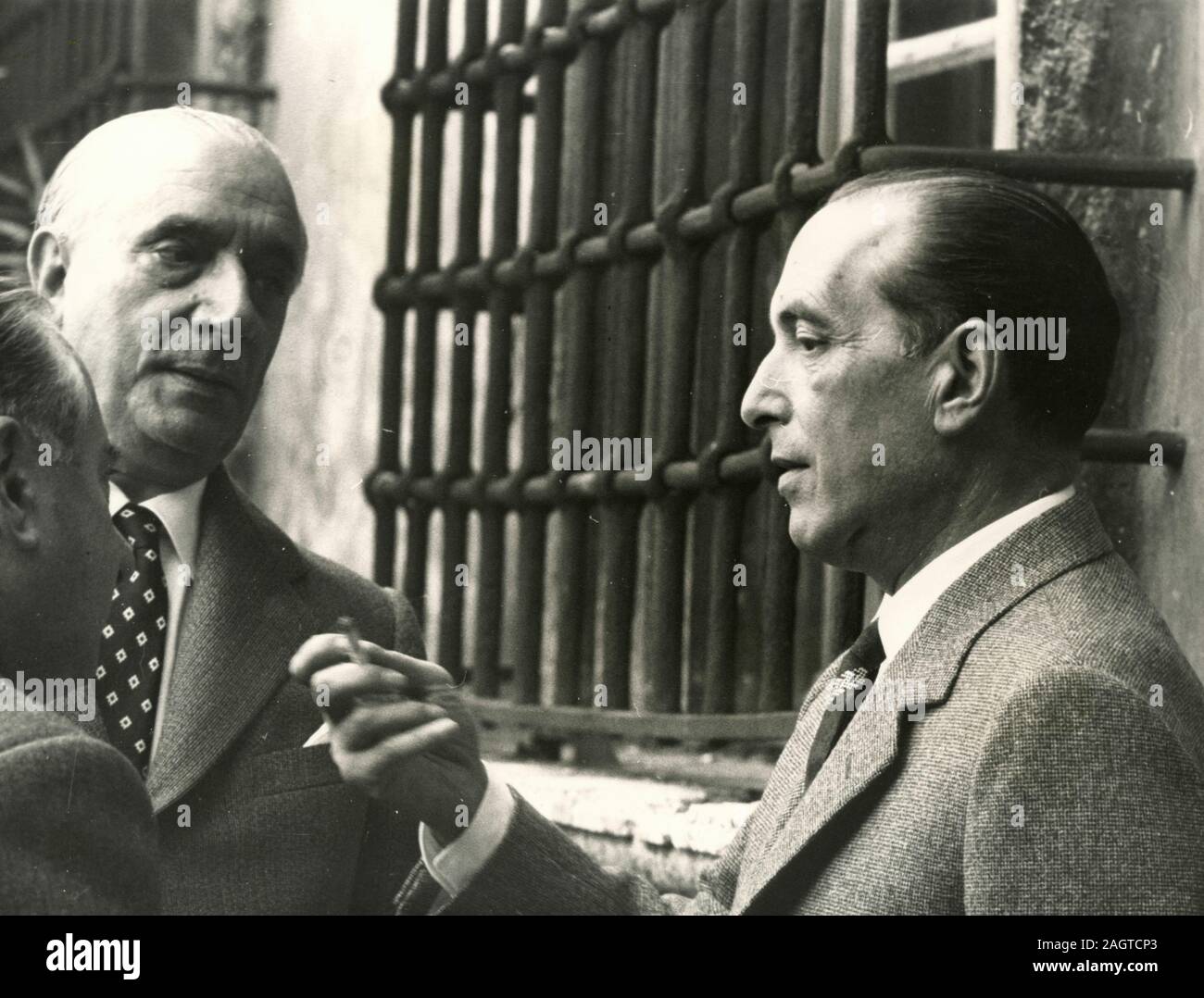 Photo Vintage Italia, Tambroni Al Senato – Tirage Argentique 18x24 Cm – Circa 1960 – Collection