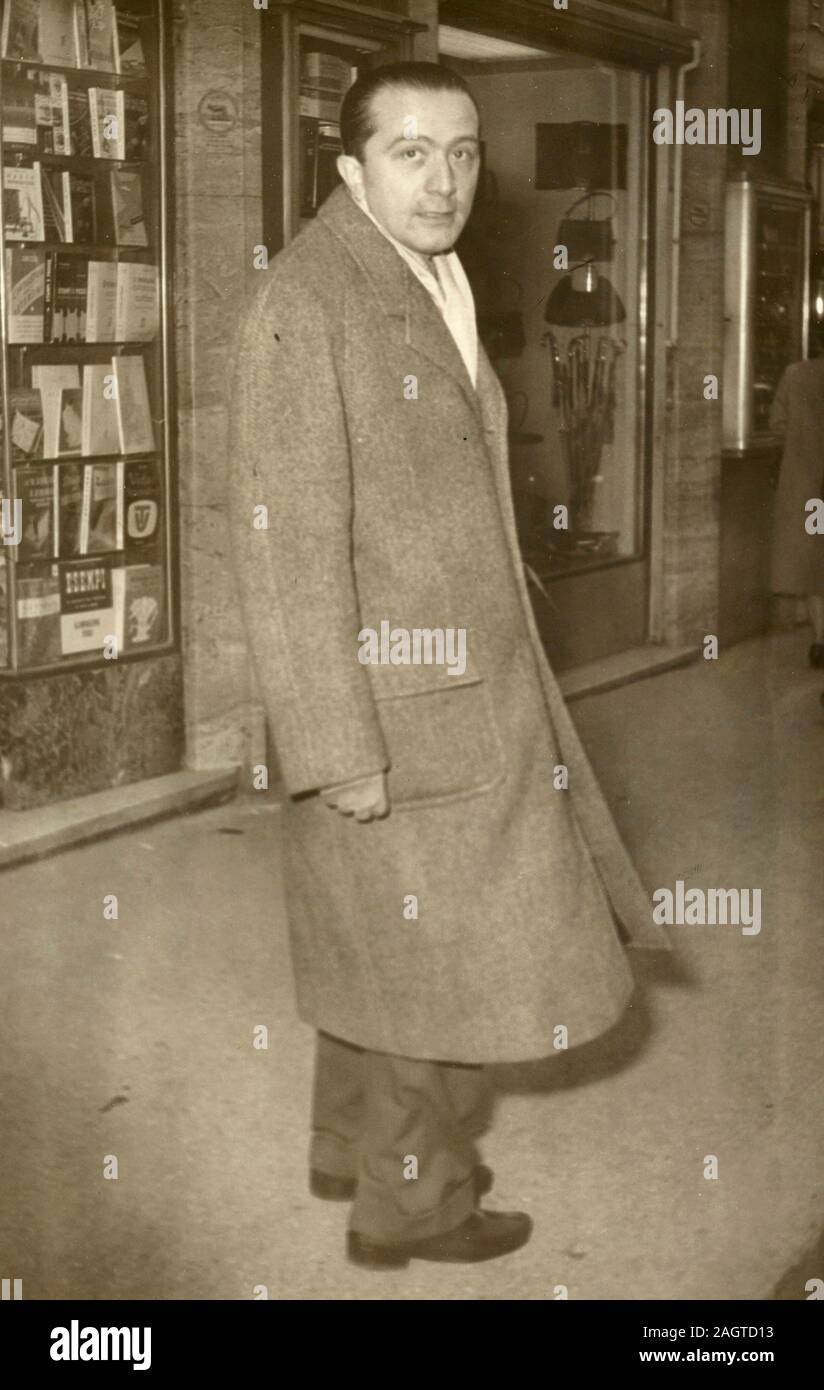 Italian politician, writer, minister, and PM Giulio Andreotti, Rome ...