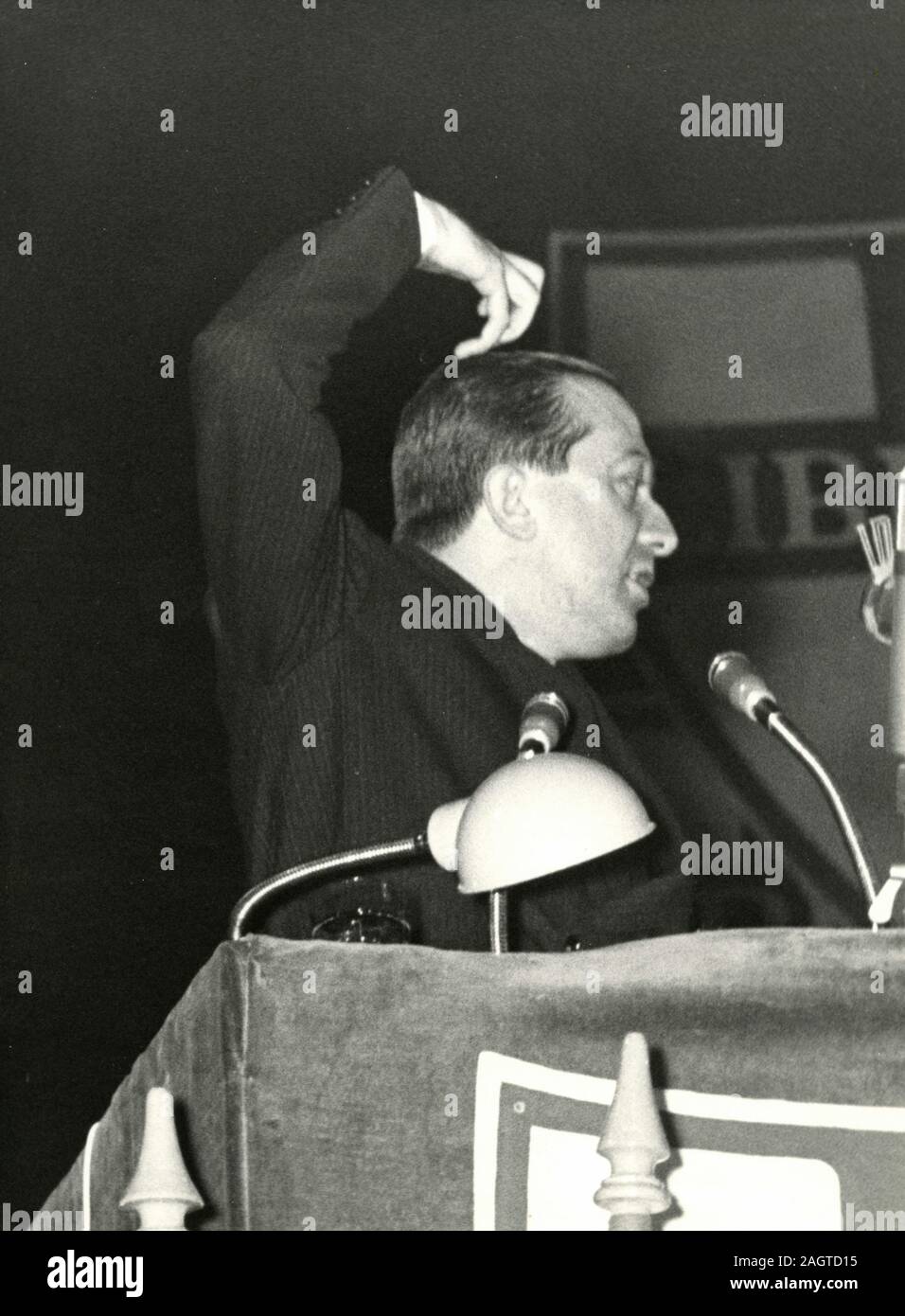 Italian politician, writer, minister, and PM Giulio Andreotti, Rome ...