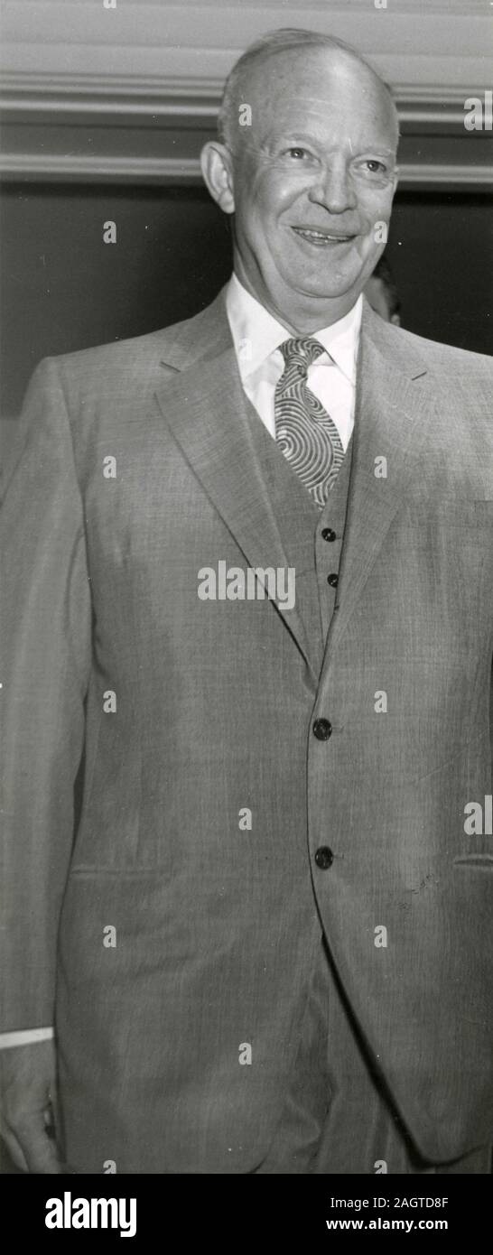 US President Dwight Eisenhower, Washington, DC, USA 1960s Stock Photo