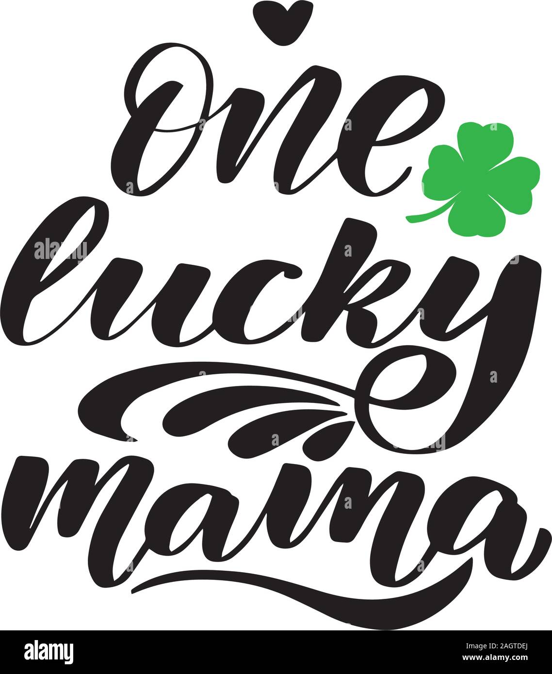 One Lucky Mama - St Patricks Day Mom - Posters and Art Prints