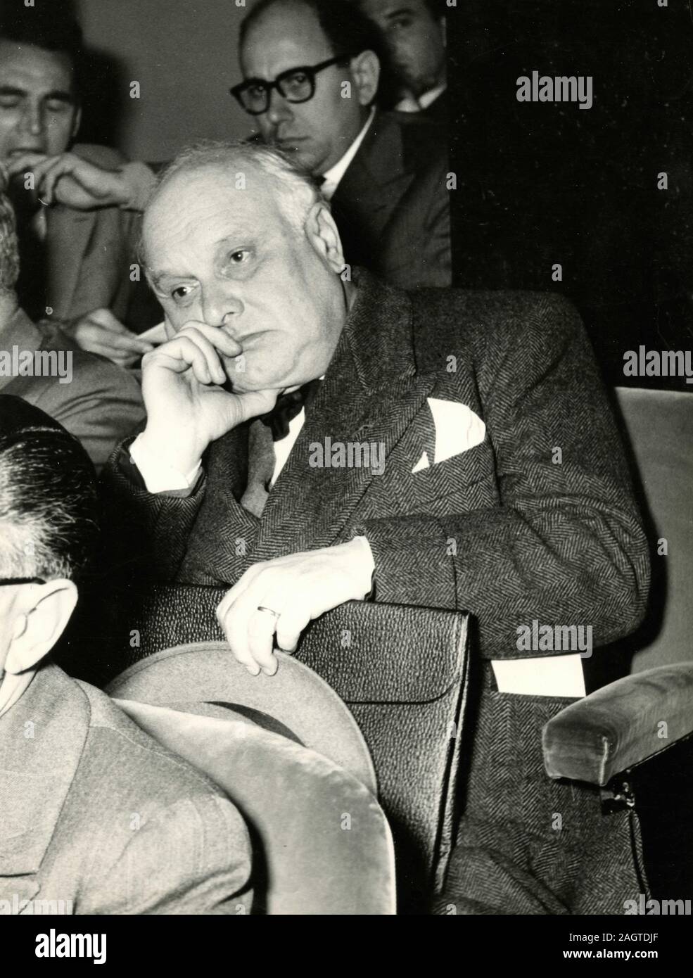 Italian screenwriter Tomaso Smith, Rome, Italy 1950s Stock Photo - Alamy