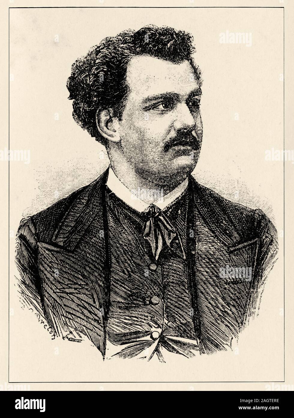 Portrait of Victor Noir (Attigny Vosges, July 27, 1848 Paris, January