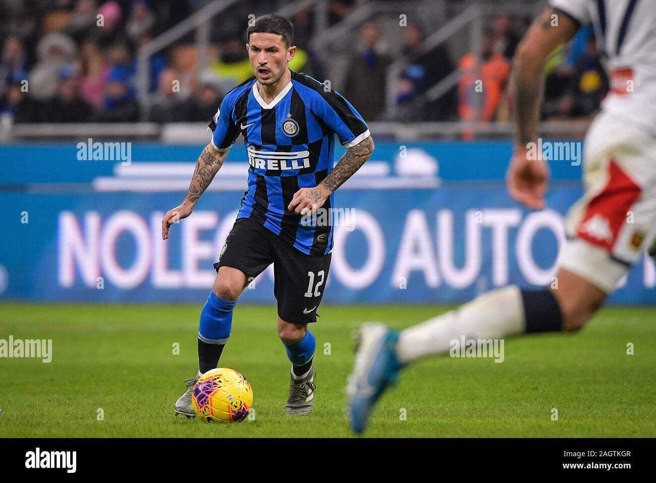 Milan, Italy. 21st Dec, 2019. Stefano Sensi of FC Internazionale during the  Serie A match between Inter Milan and Genoa at Stadio San Siro, Milan,  Italy on 21 December 2019. Photo by