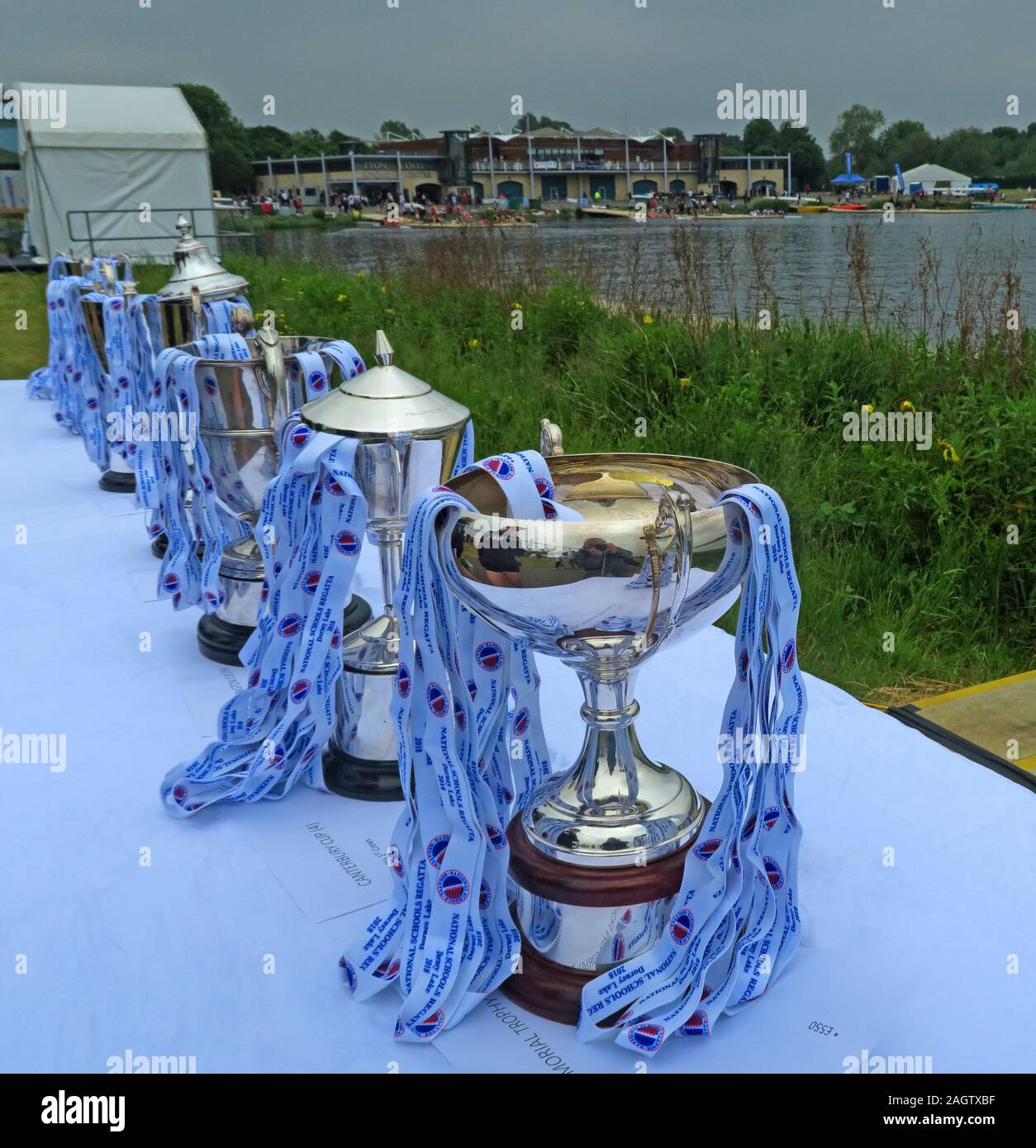 Cups & Trophies, National Schools Regatta, Dorney Lake, Eton College