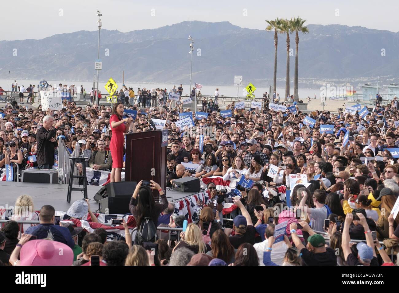 Alexandria ocasio cortez windward plaza hires stock photography and