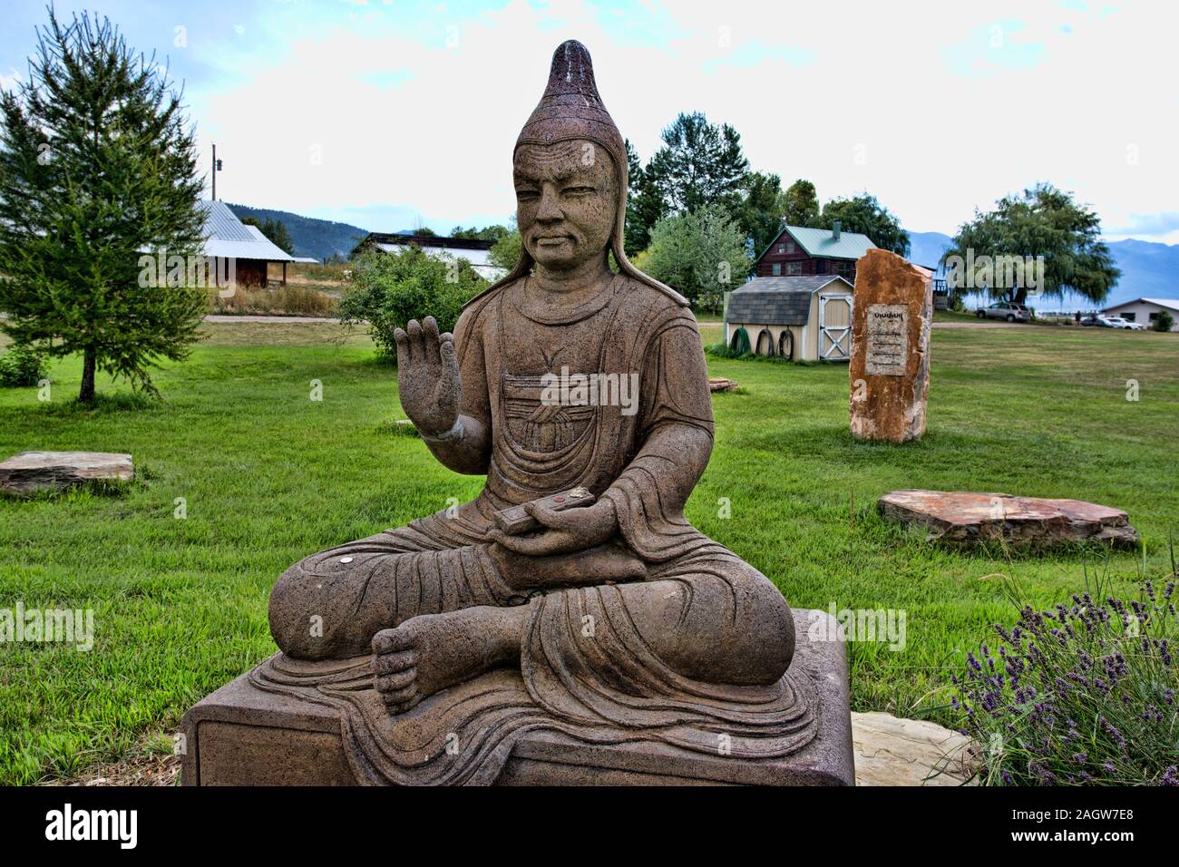 Views Of The Garden Of One Thousand Buddhas In Western Montana