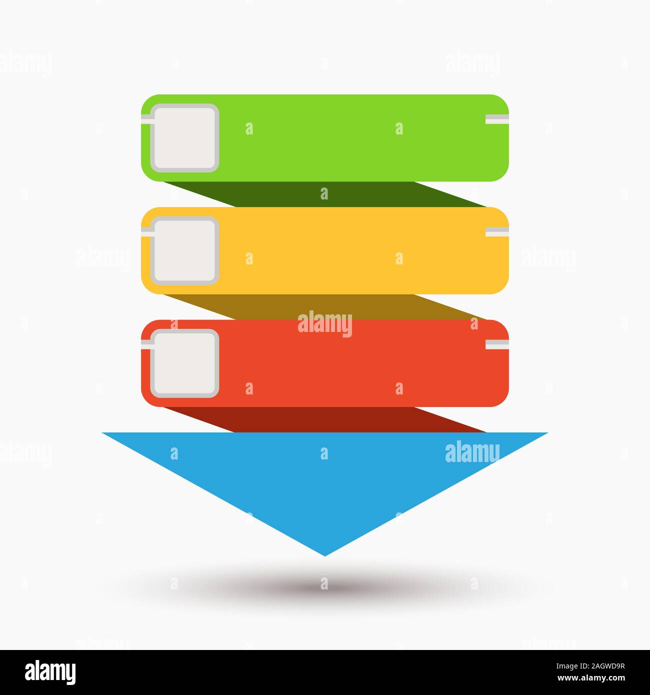 simple infographics blanks on white Stock Vector