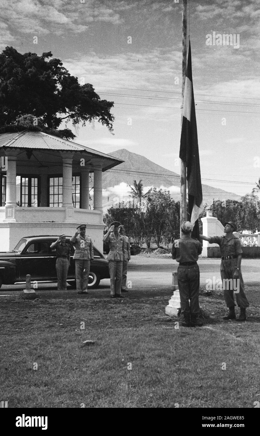 Dutch Flag Is Hoisted Date November 26 1948 Location Indonesia Dutch East Indies Tegal 