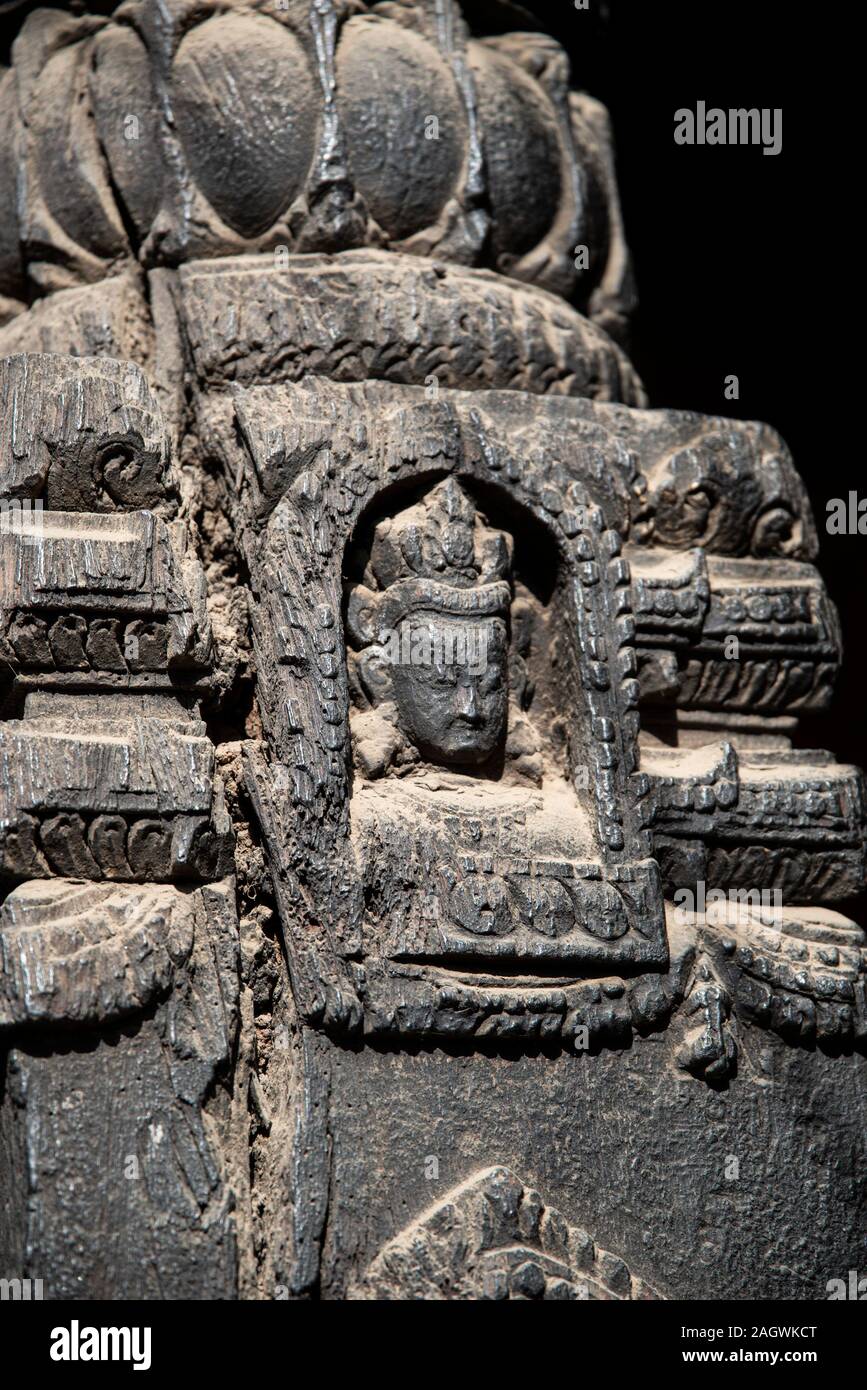 statues of gods in the streets of Kathmandu. Nepal Stock Photo Alamy