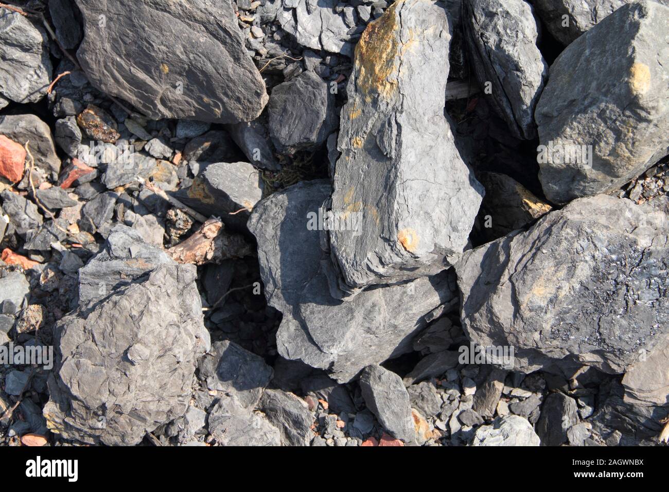 small slate pieces as a background Stock Photo Alamy