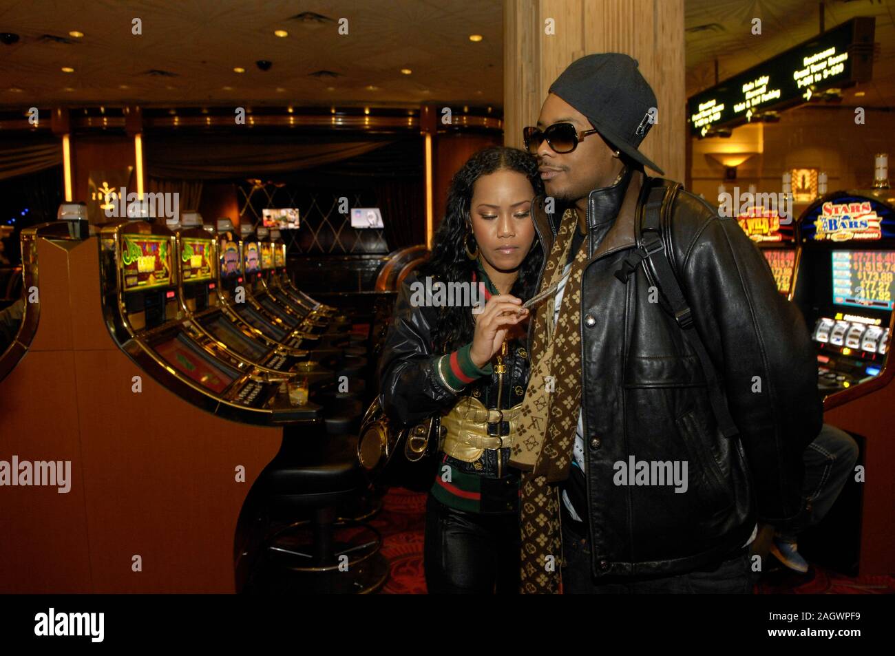 Brandi Burnside Boyd and Max Lux in Las Vegas, Nevada Stock Photo Alamy