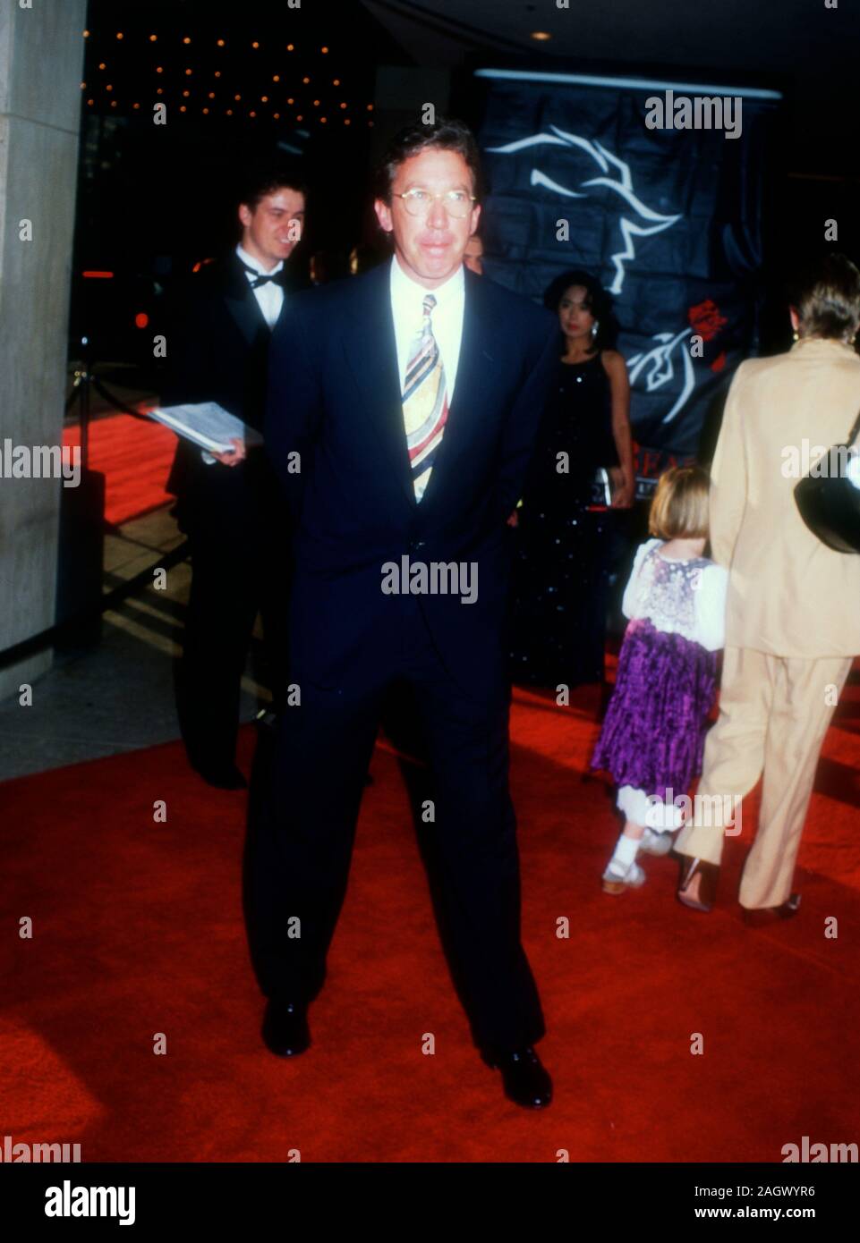 Century City, California, USA 13th April 1995 Actor Tim Allen attends the 'Beauty and the Beast' Musical Performance on April 13, 1995 at Shubert Theatre in Century City, California, USA. Photo by Barry King/Alamy Stock Photo Stock Photo