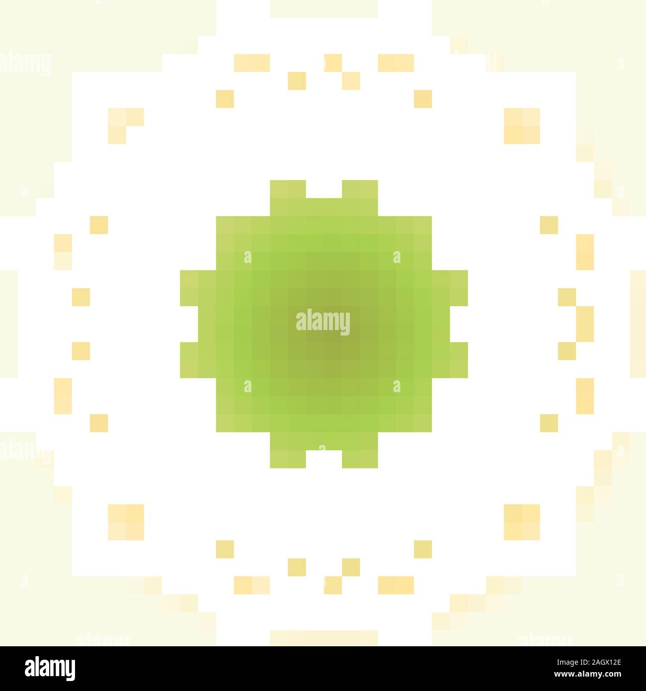 Mandala patterns on yellow background illustration Stock Vector Image ...