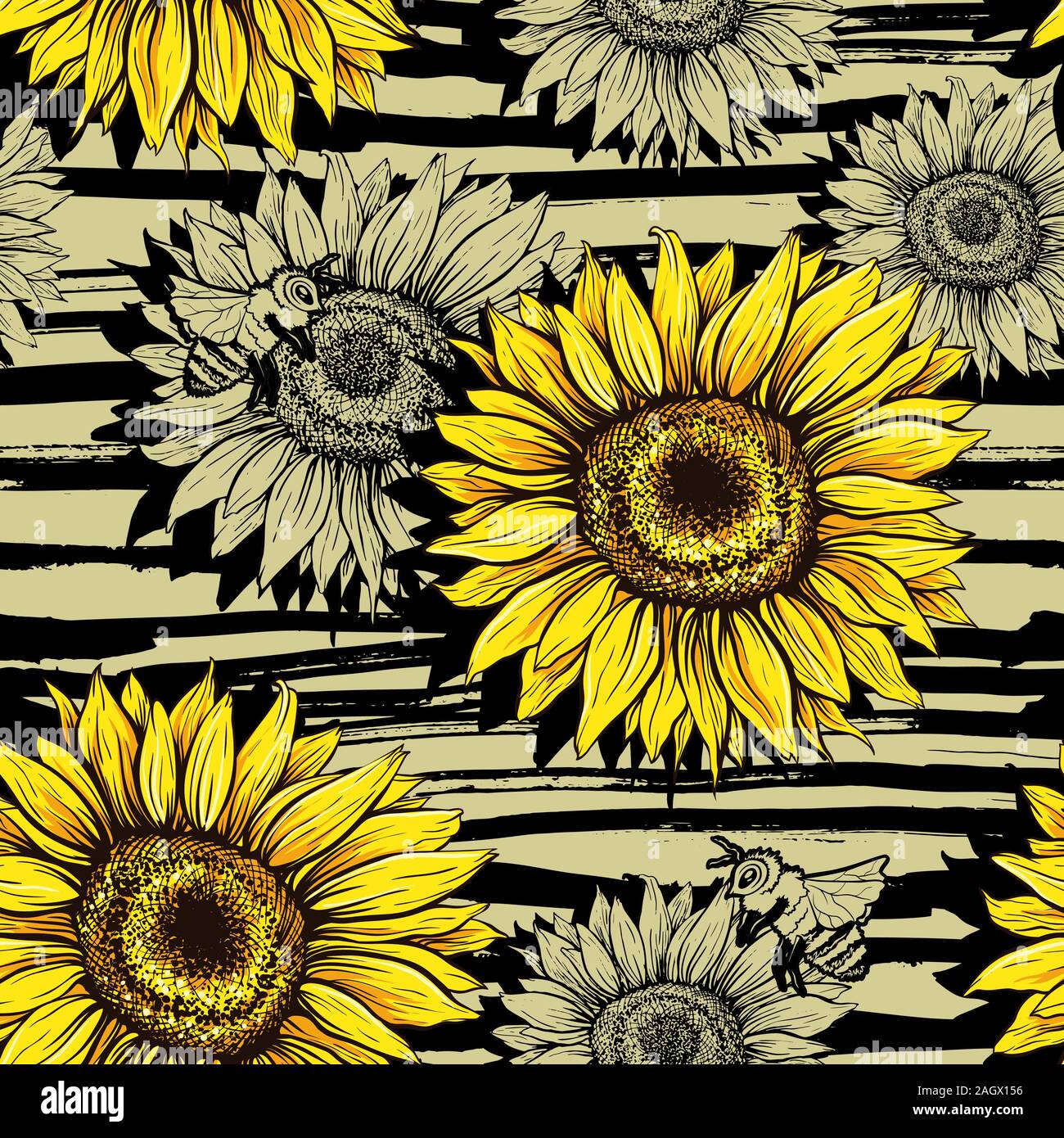 Sunflower  CindyRQuilts - Textile Art