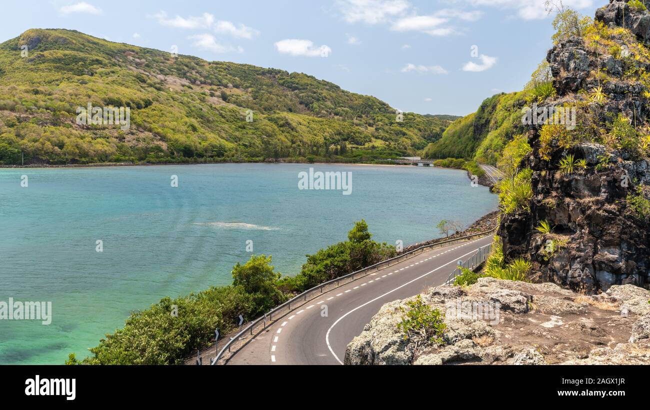 Coast Road, South Mauritius Stock Photo Alamy