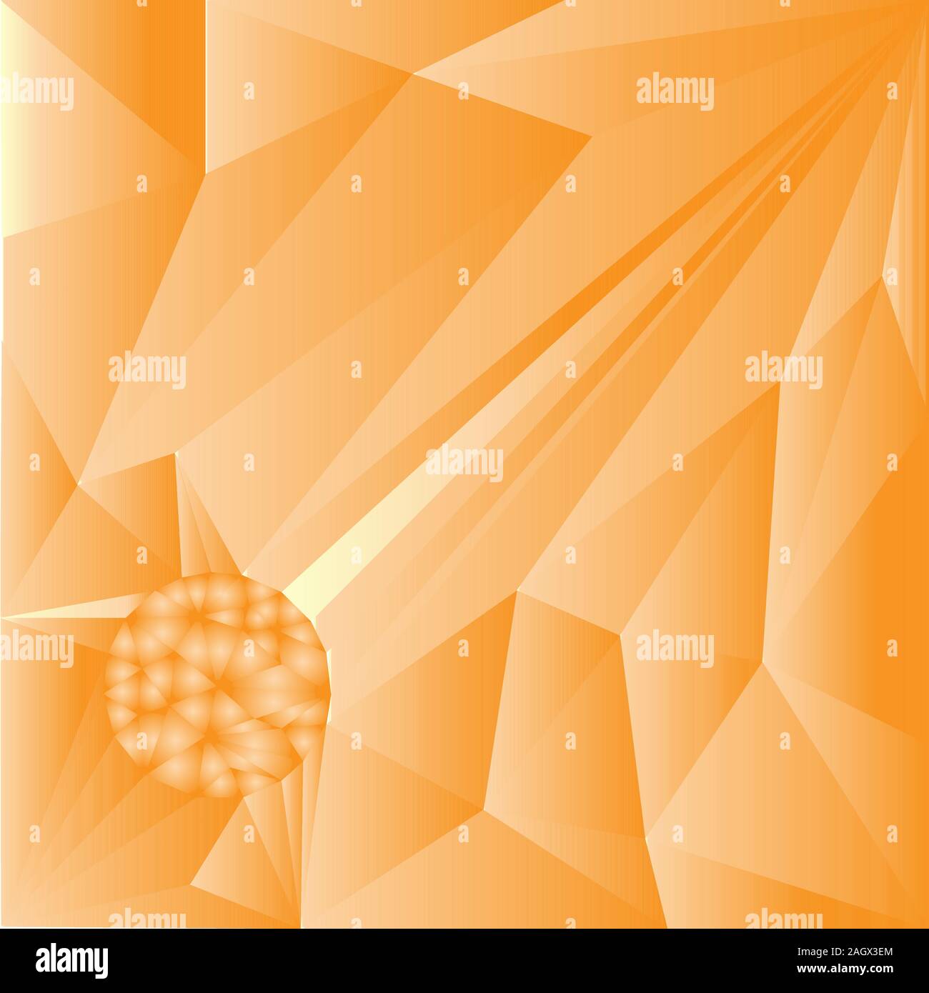 abstract geometric rumpled triangular low poly style vector illustration graphic background Stock Vector