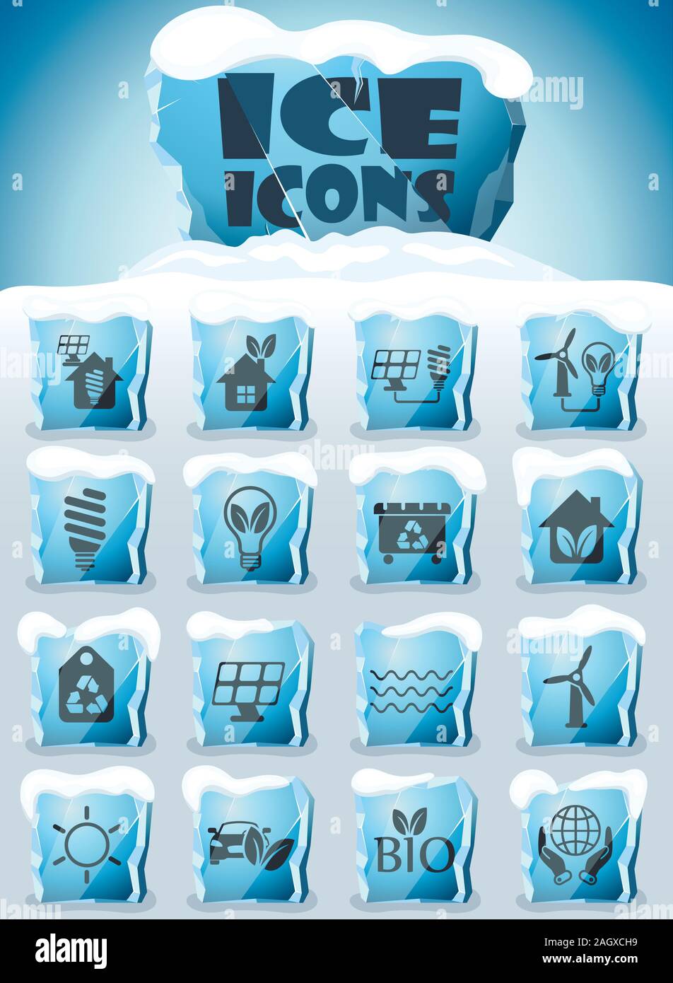 alternative energy icon set Stock Vector Image & Art - Alamy
