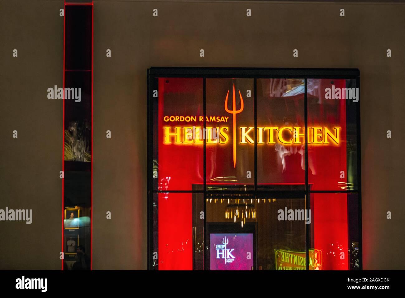 Las vegas january 24 2018 hells kitchen restaurant located in las