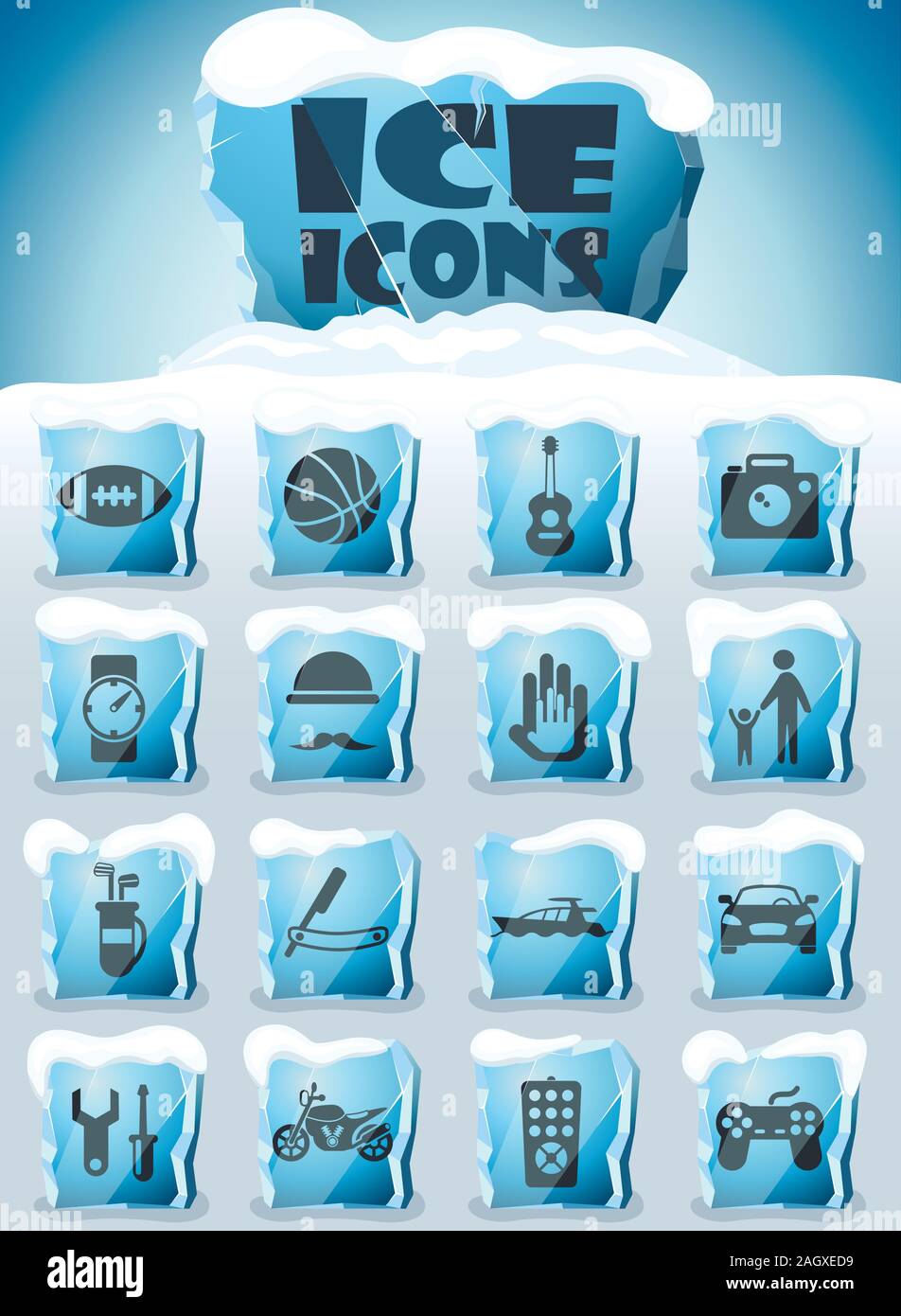 father day icon set Stock Vector Image & Art - Alamy