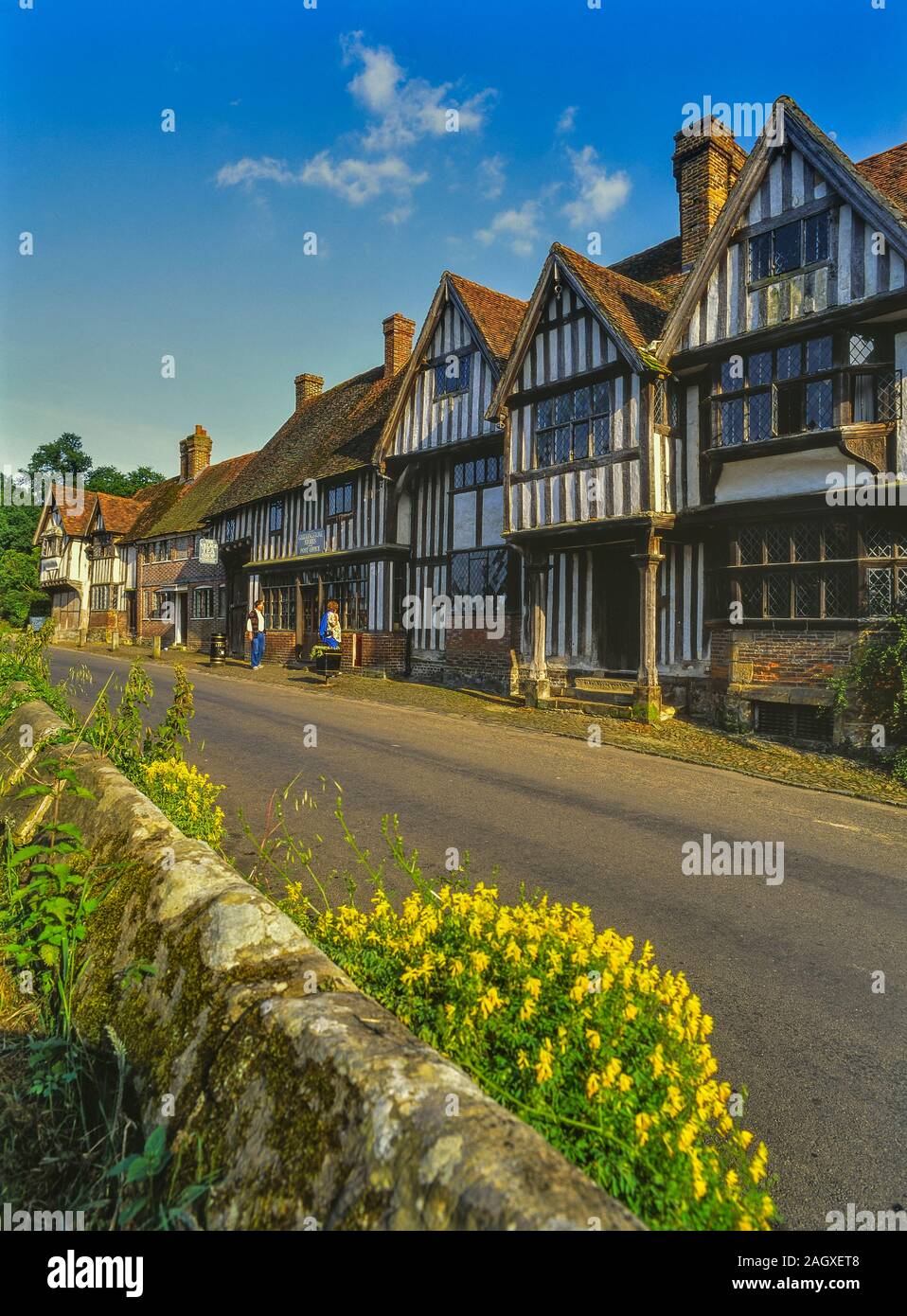 Chiddingstone village. Kent. England. UK Stock Photo
