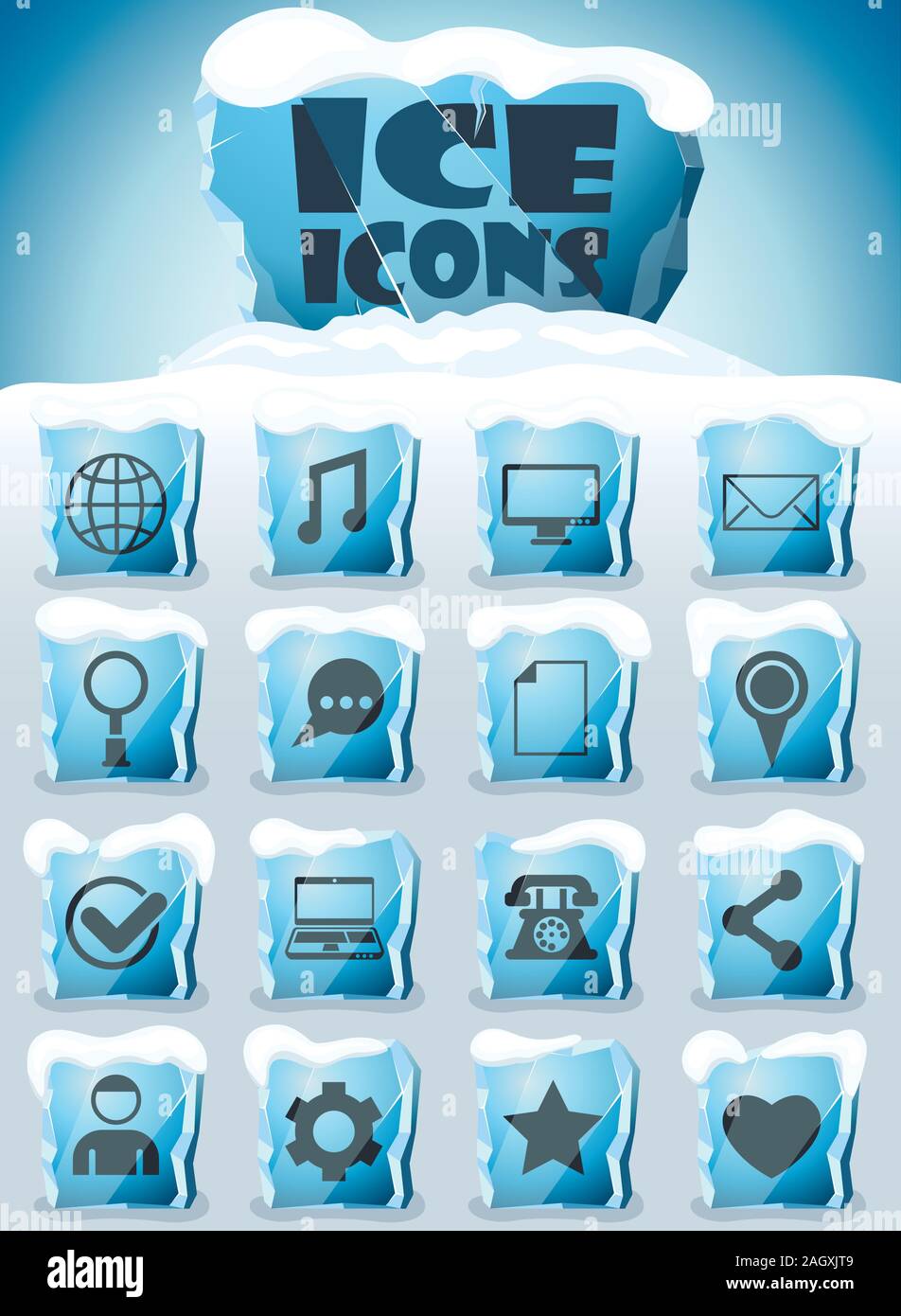 social media icon set Stock Vector Image & Art - Alamy