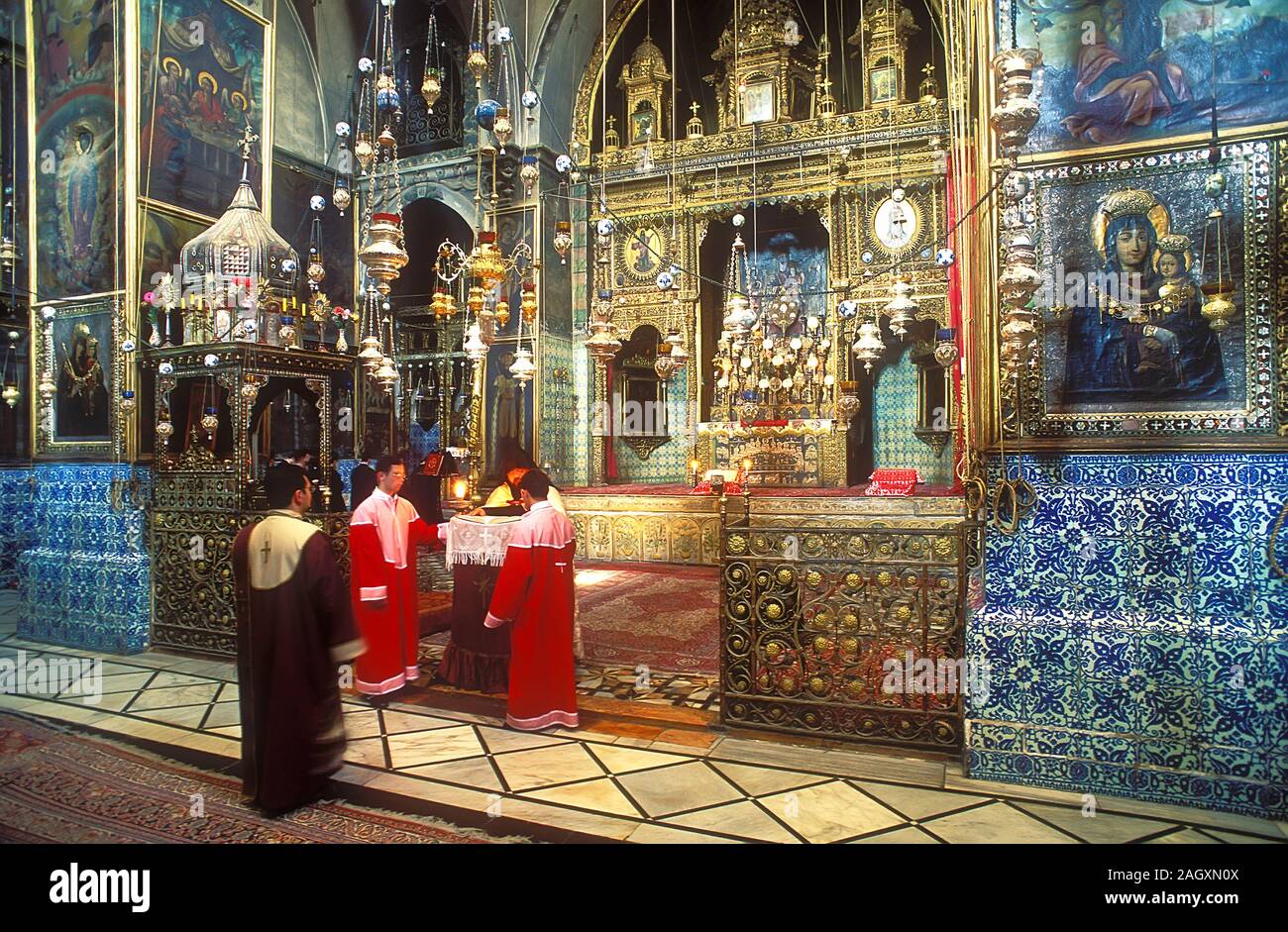 Armenian church, old city, Jerusalem, Israel Stock Photo