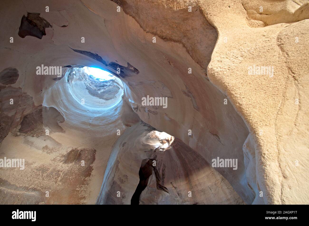 Bell caves in Beit Guvrin National Monument, Israel Stock Photo