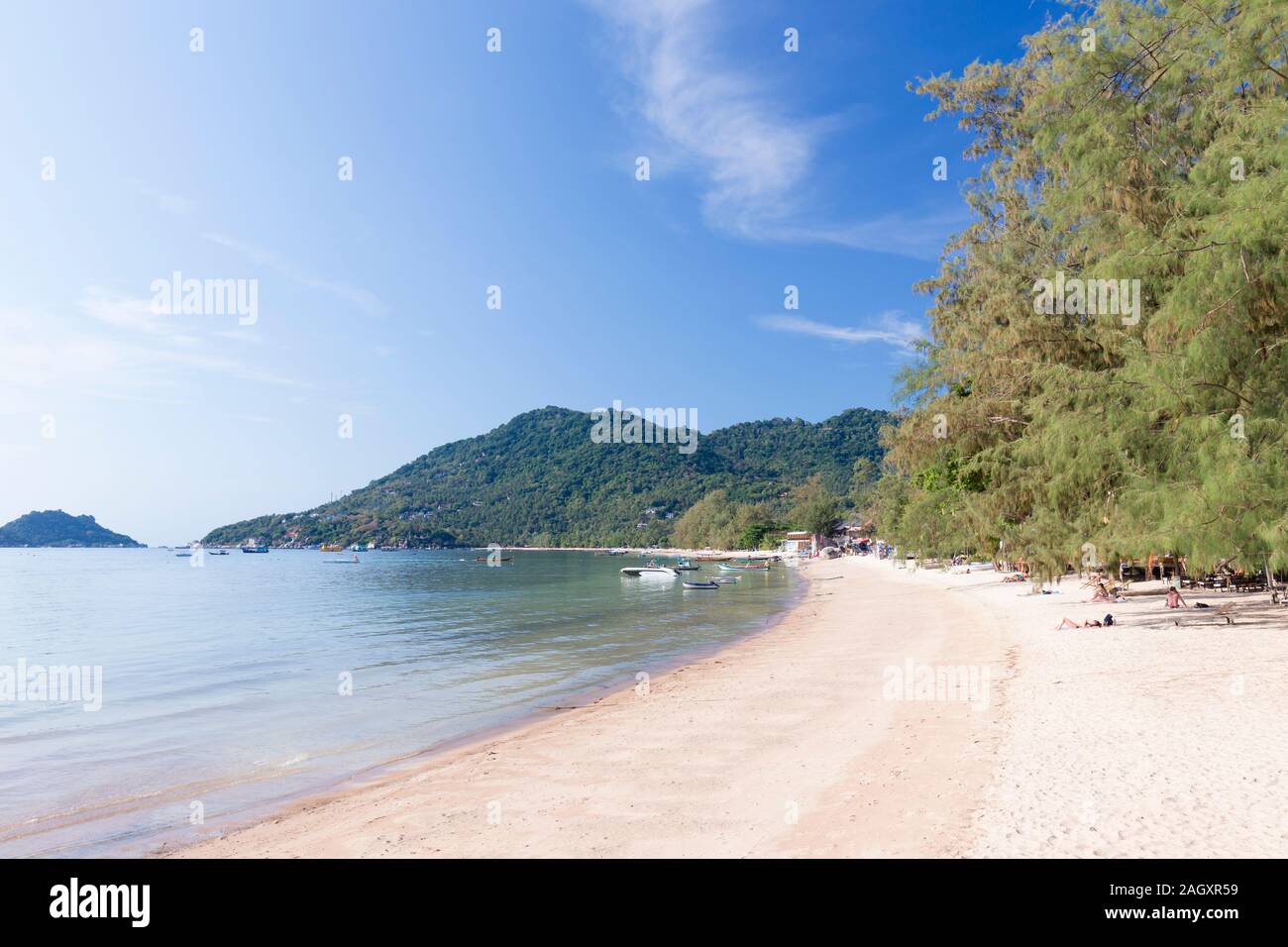 Sairee Beach Koh Tao Thailand Stock Photo Alamy