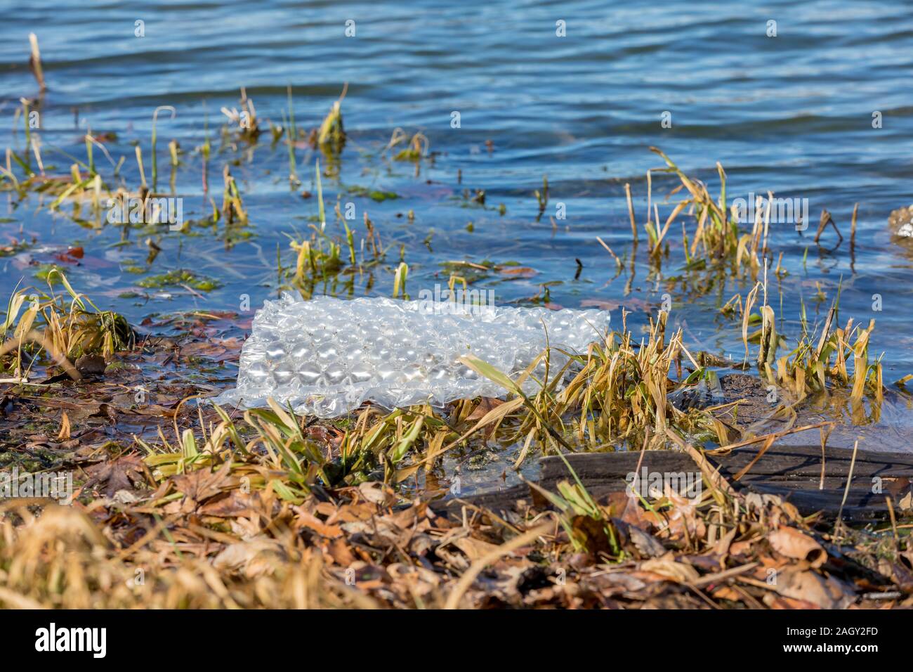 Garbage pollution lake hires stock photography and images Alamy