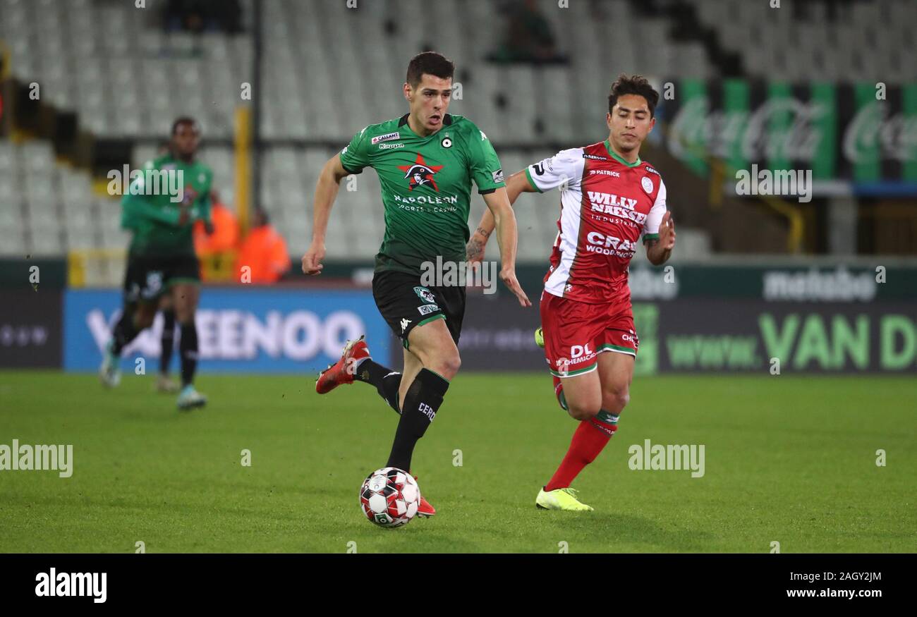 Brugge Belgium December 21 Kevin Hoggas Of Cercle In Action During The Jupiler Pro League Match Day 20 Between Cercle Brugge And Zulte Waregem On December 21 2019 In Bruges Belgium