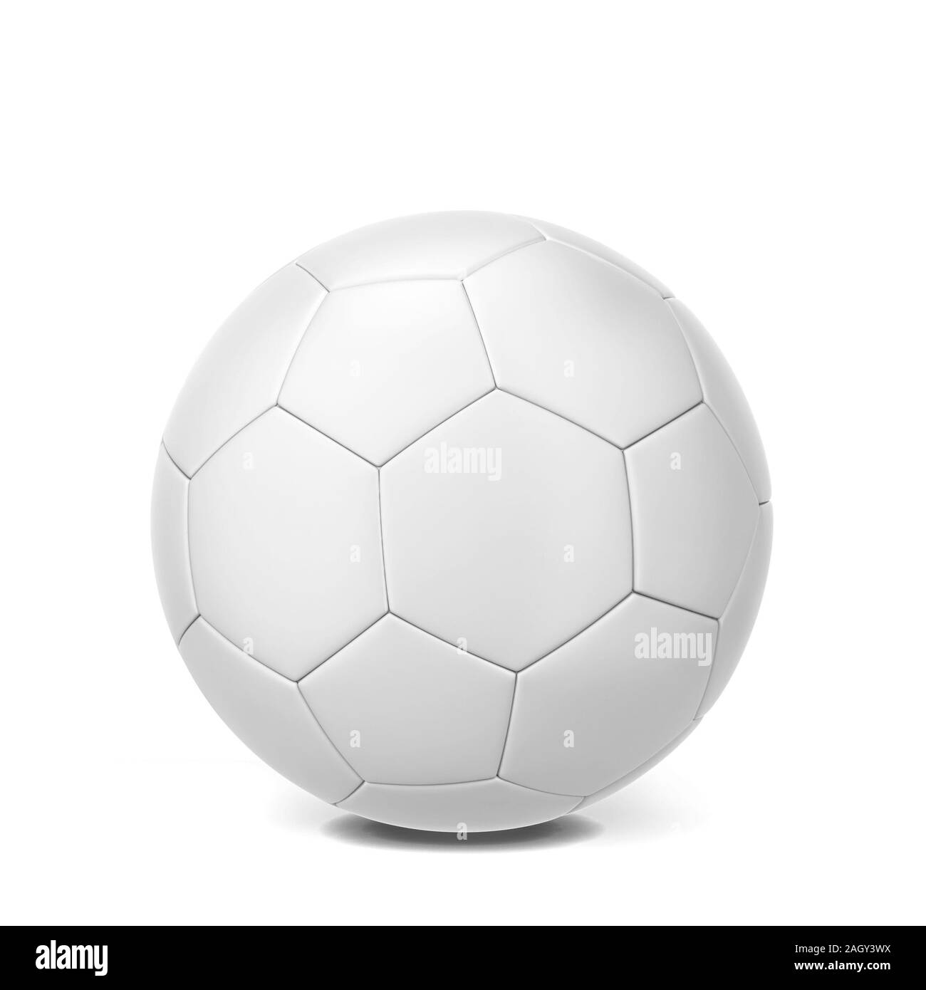 Soccer ball. 3d illustration isolated on white background Stock Photo