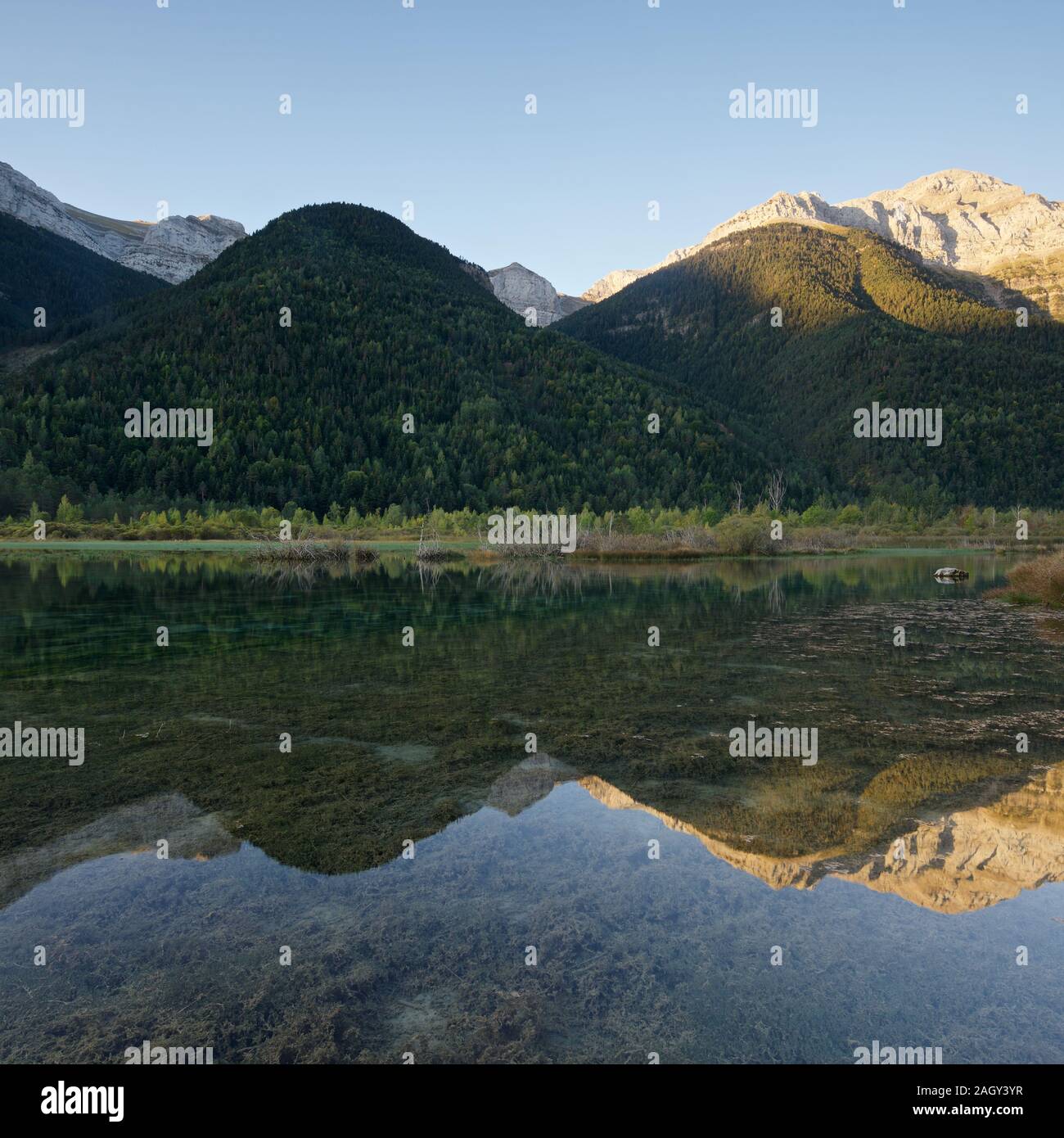 The Embalse de Pineta Stock Photo - Alamy