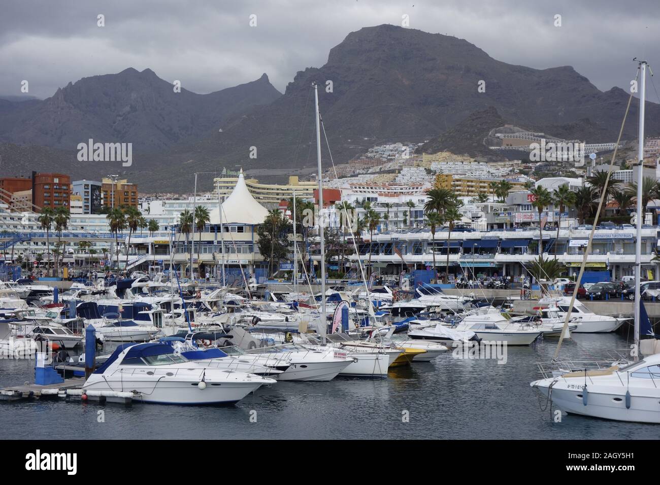 Puerto Colón ,Tenerife, canary island, a spanish island, spain,off the coast of north west