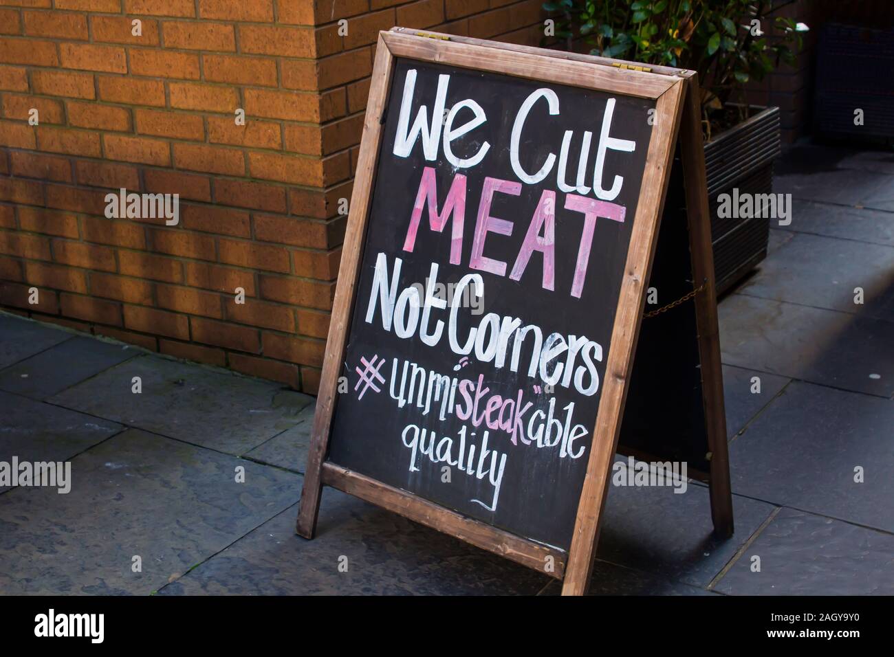 FREE CUSTOMISATION BUTCHERS SIGN PAVEMENT SIGN SHOP SIGN A BOARD OUTDOOR SIGN