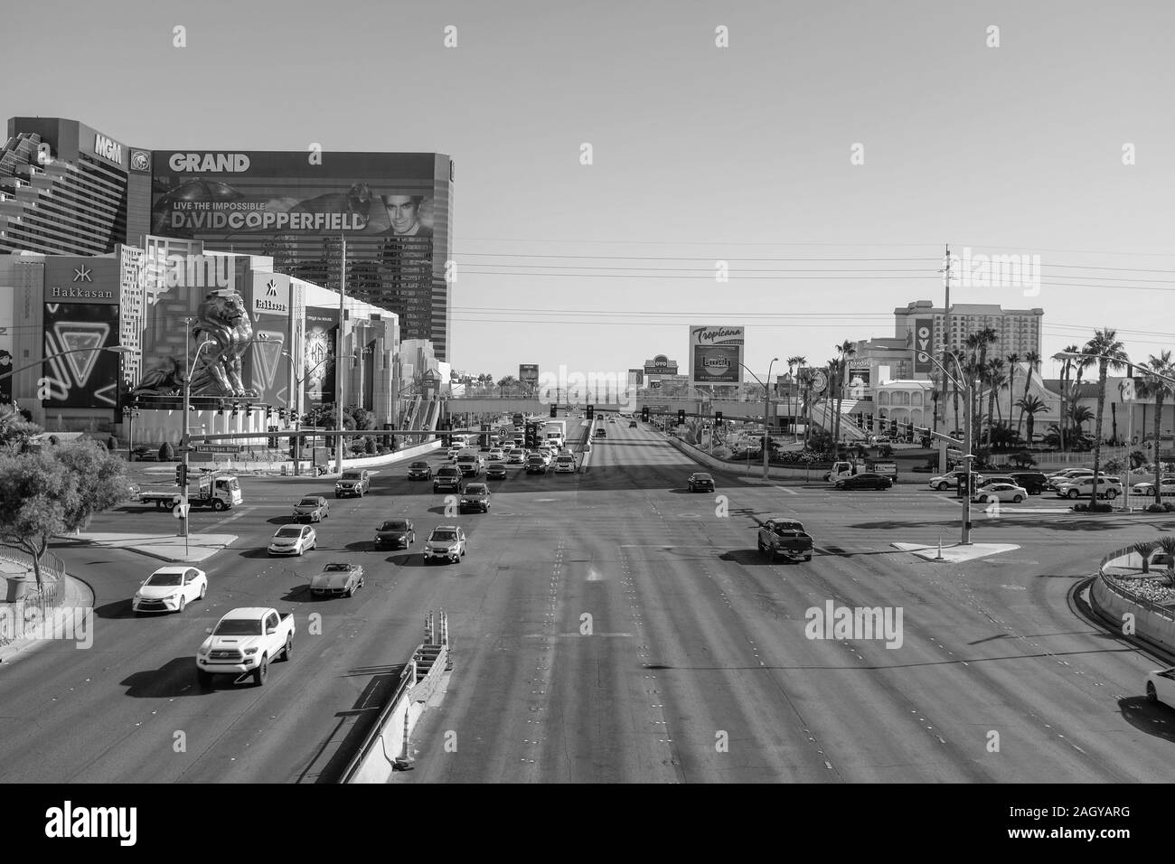 View of the Las Vegas Strip, Las Vegas, Nevada Stock Photo Alamy