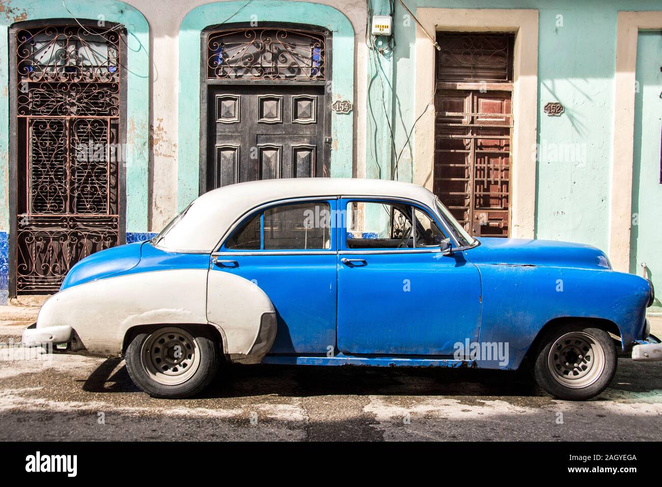 Blechschild XXL Nostalgie Auto Retro  Havana Oldtimer 