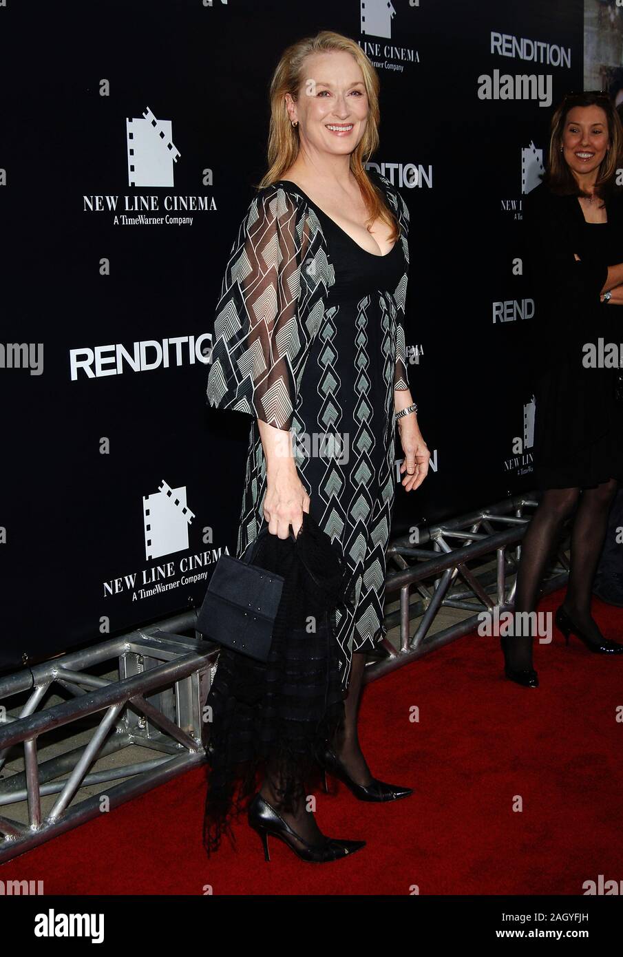 meryl streep black dress