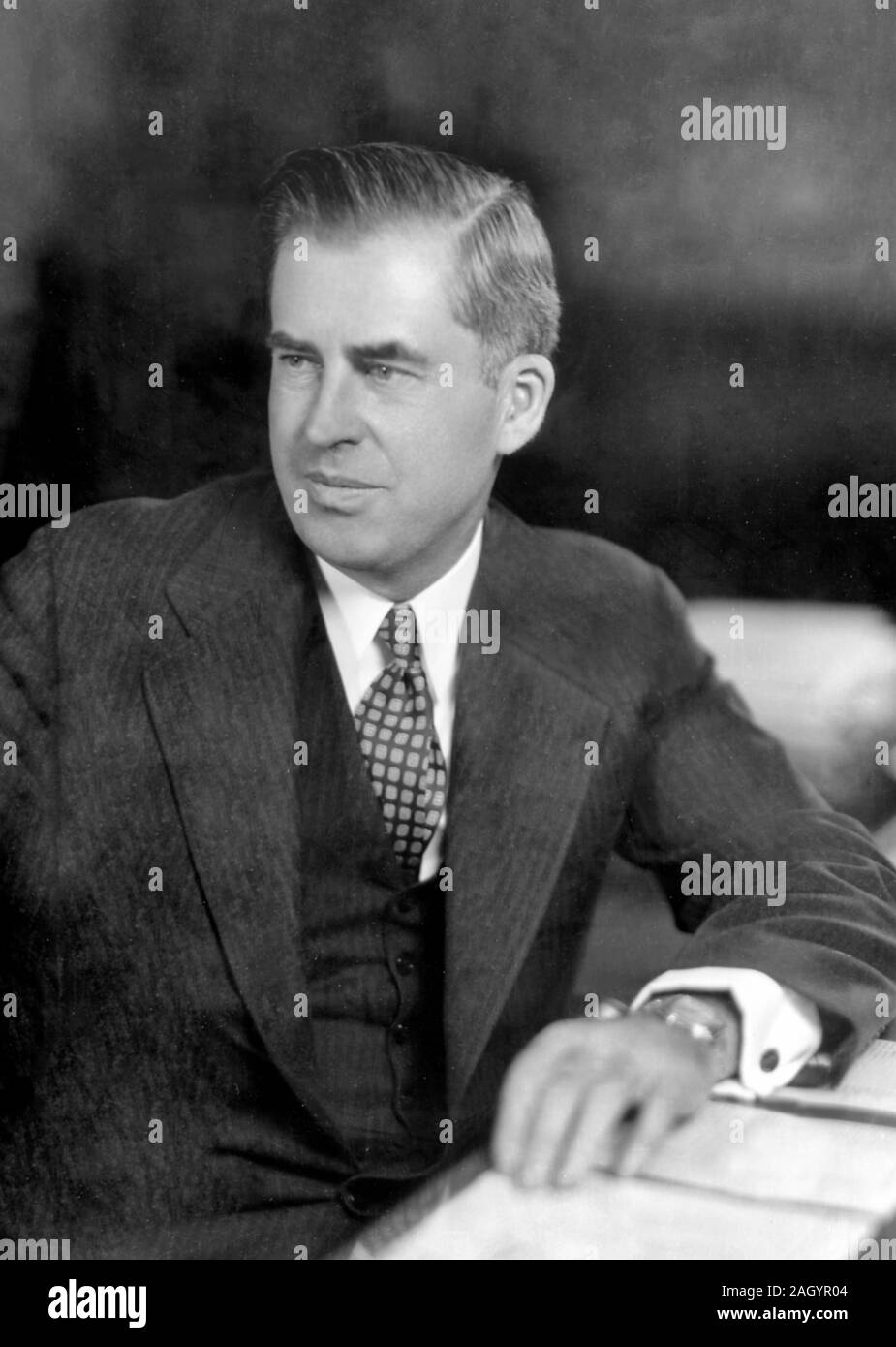 Henry A. Wallace, Vice President of the United States, circa 1942 Stock Photo