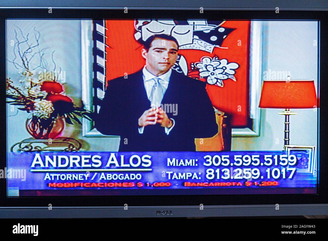 Miami Beach Florida,television,set,TV,flat panel,screen,monitor,cable