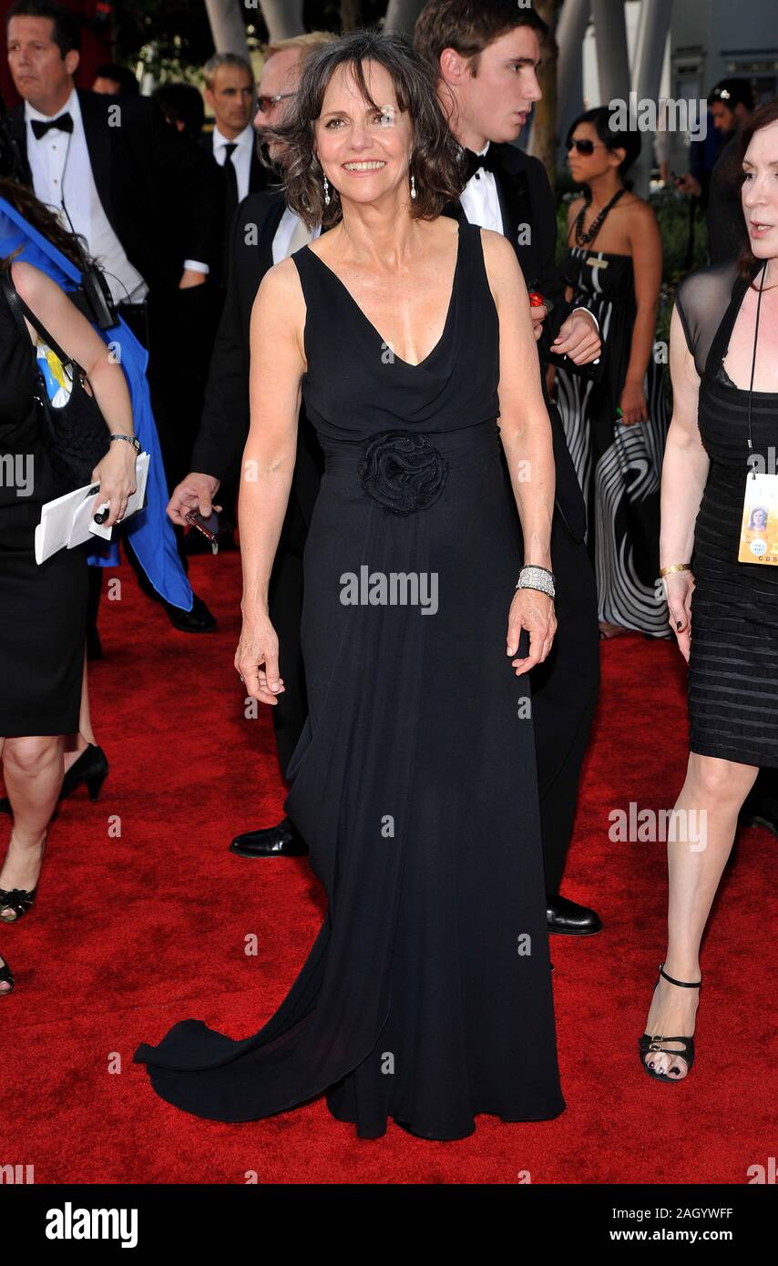 Sally Fields- 61st Primetime EMMY Awards at the Nokia Theatre In Los Angeles.FieldSally 190 Red Carpet Event, Vertical, USA, Film Industry, Celebritie Stock Photo