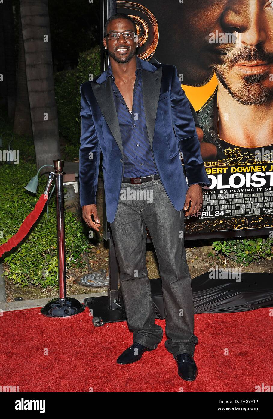 - The Soloist Premiere at the Paramount Theatre in Los Angeles.GrossLance 75 Red Carpet Event, Vertical, USA, Film Industry, Celebrities,  Photography Stock Photo