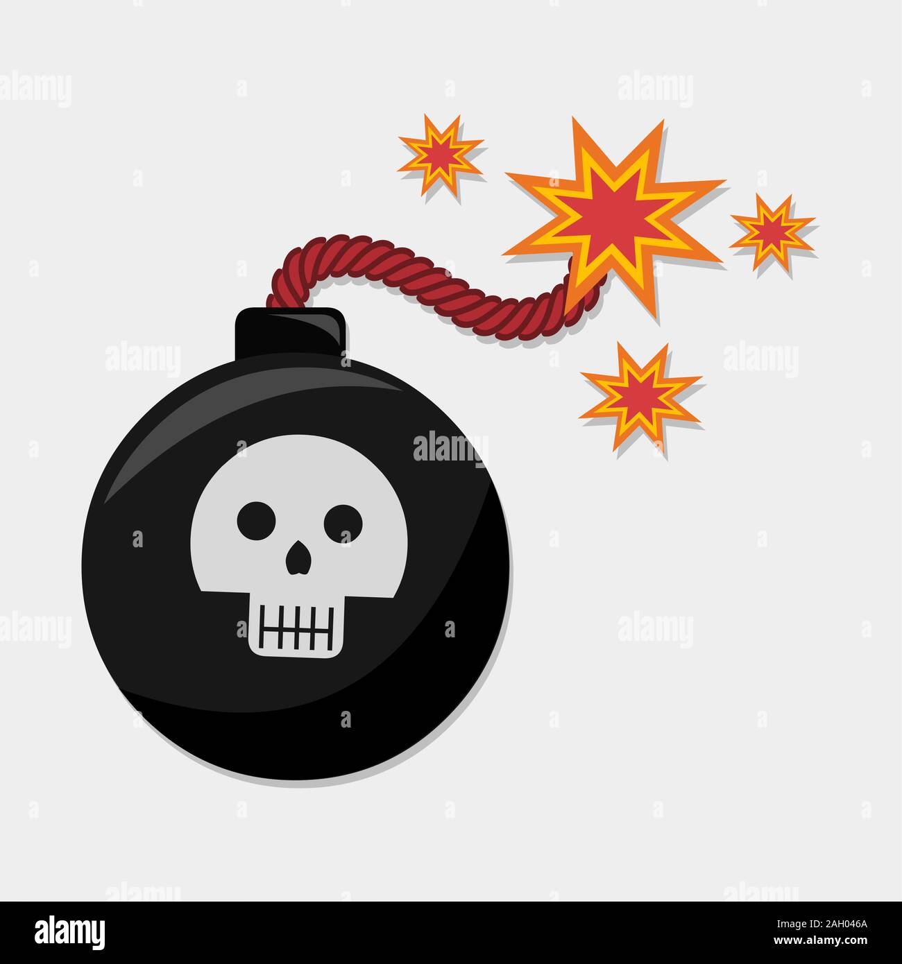 circle black bomb design symbol vector illustration Stock Vector