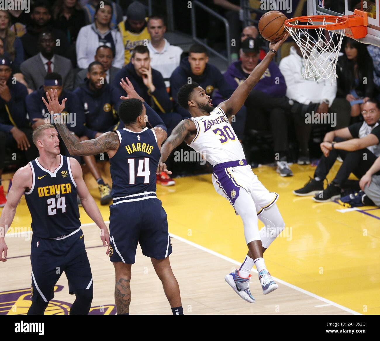 Los Angeles California USA. 22nd Dec 2019. Los Angeles Lakers