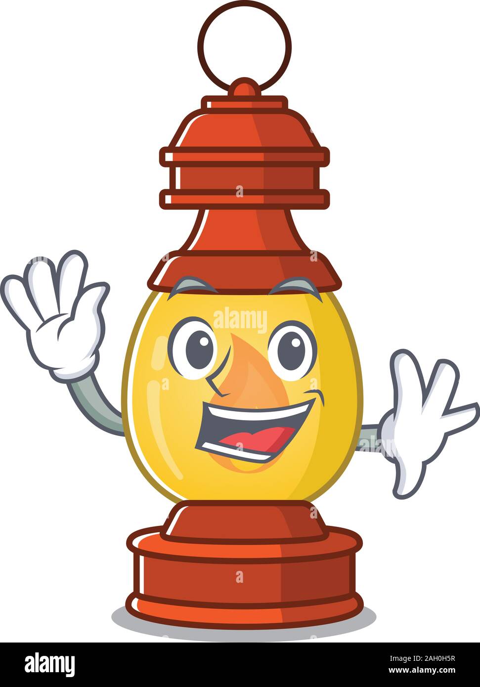 Family wave goodbye Stock Vector Images - Alamy