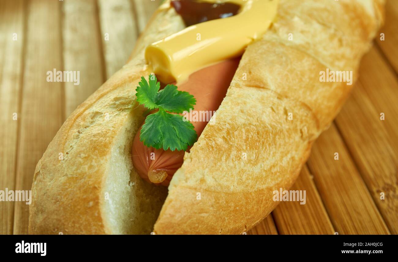 Jumbo Frankfurters, great tasting frankfurters Hot Dogs Stock Photo Alamy